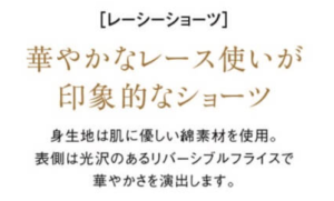 レーシーショーツ